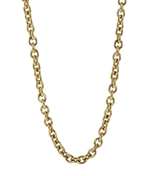 Stålhalsband Ruby Small gold