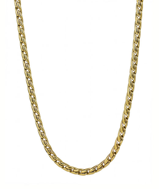 Stålhalsband Mira Short gold