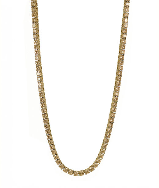 Stålhalsband Glimra 45cm champagne gold