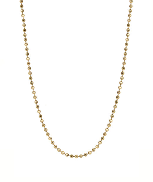 Stålhalsband Annie short 2mm gold