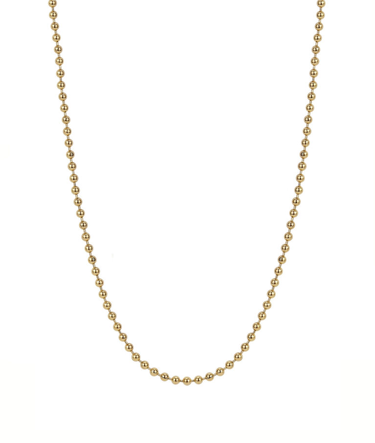 Stålhalsband Annie short 2mm gold