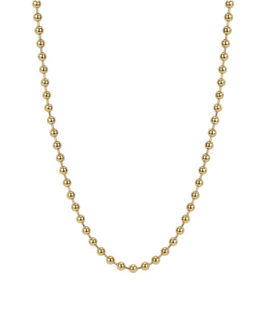 Stålhalsband Annie short 3mm gold