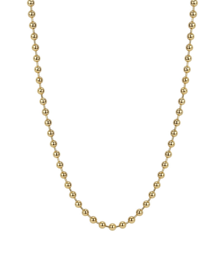 Stålhalsband Annie short 3mm gold
