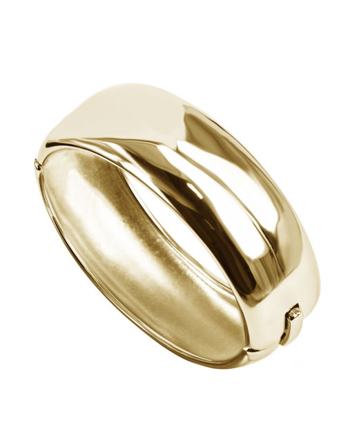 Stålarmring Megan 30mm gold