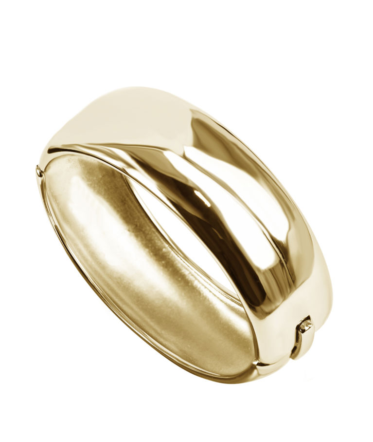 Stålarmring Megan 30mm gold