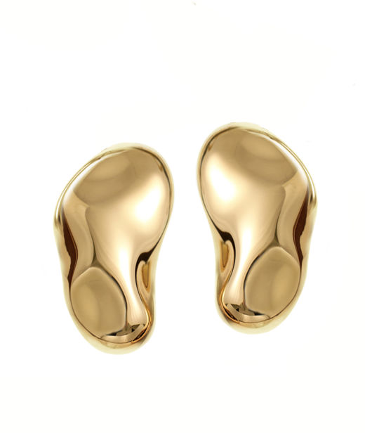 Stålörhänge Amira gold