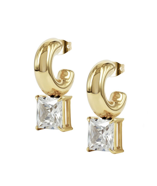 Stålörhänge Sierra Gold cz