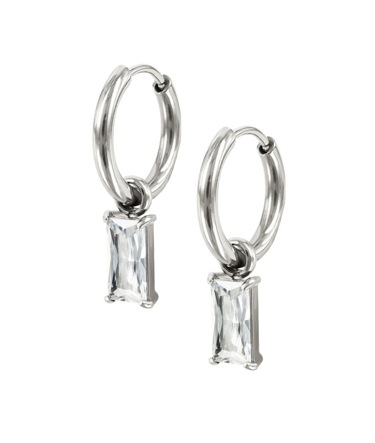 Stålörhänge Melinda Hoops cz