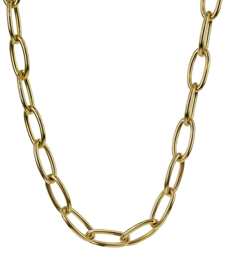 Stålhalsband EVELYN gold