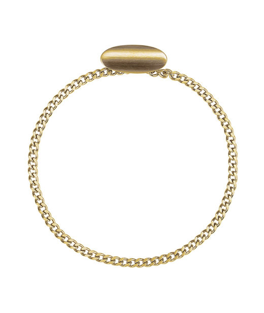 Stålslipskedja Algot gold
