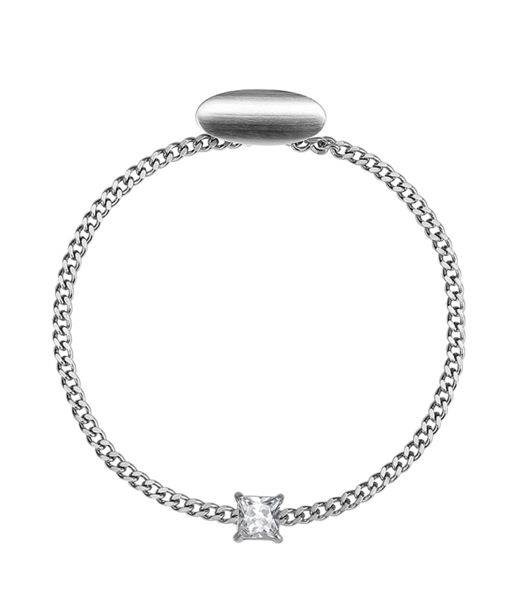 Stålslipskedja Algot Crystal