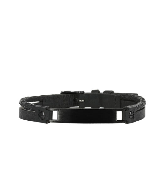 Stålarmband Pontus mat/black