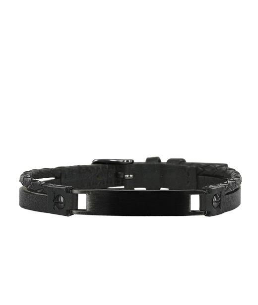 Stålarmband Pontus mat/black
