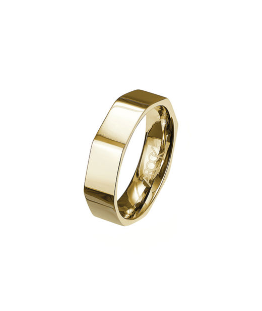 Stålring Ben gold L/67,5