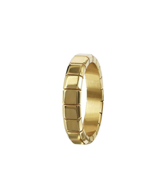 Stålring Cube Gold S