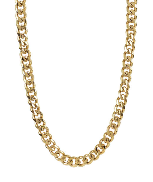 Stålhalsband JONAS 9mm gold