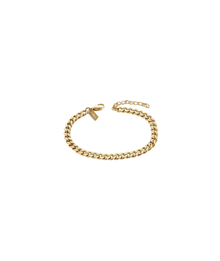 Stålarmband LEO 6mm gold