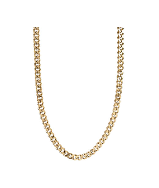 Stålhalsband LEO 8mm gold