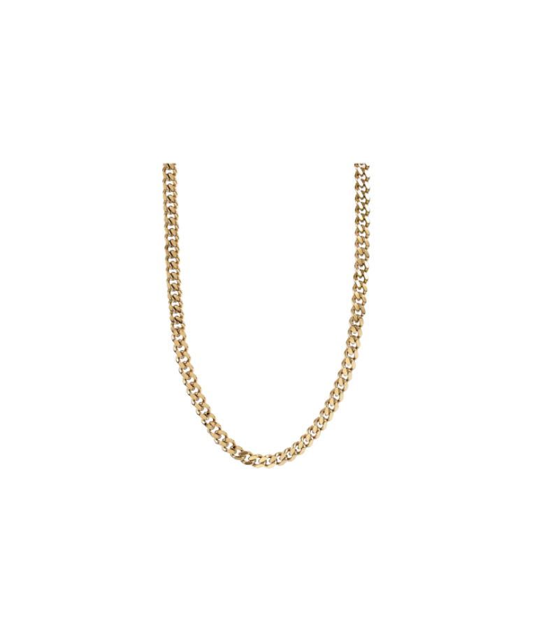 Stålhalsband LEO 8mm gold