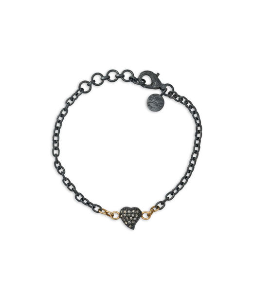 Silverarmband Victoria Pavé 0,28ct rosenslipade.dia 14k