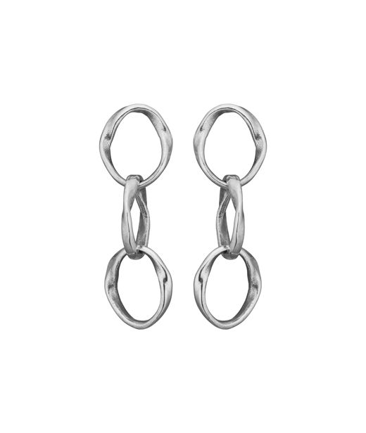 Silverörhänge Lotus Triple Connect