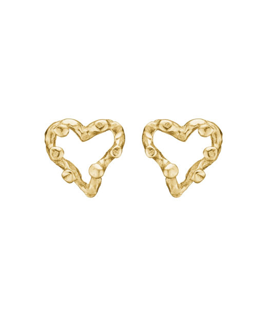 14k gg örhänge Zenith Open Heart 7,5mm