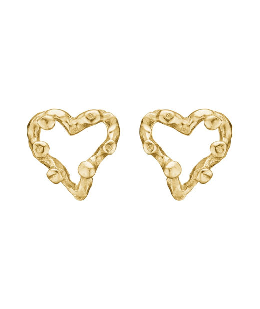 14k gg örhänge Zenith Open Heart 7,5mm