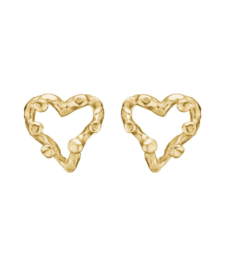 14k gg örhänge Zenith Open Heart 7,5mm