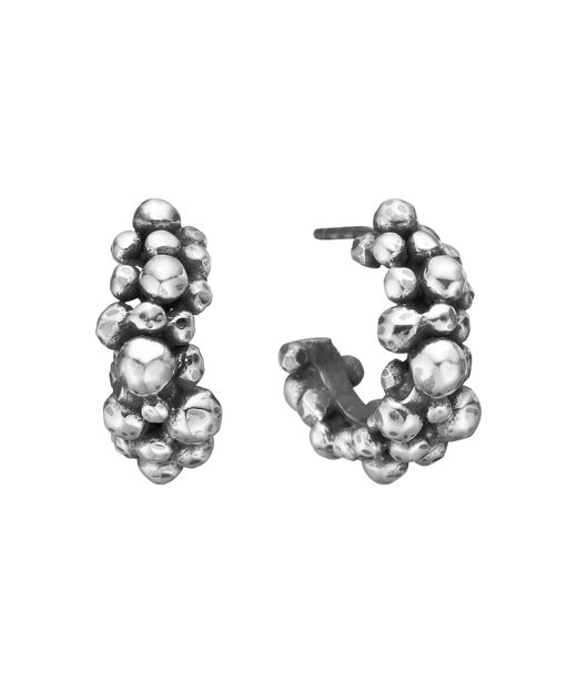 Silverörhänge Cluster Creol 19mm