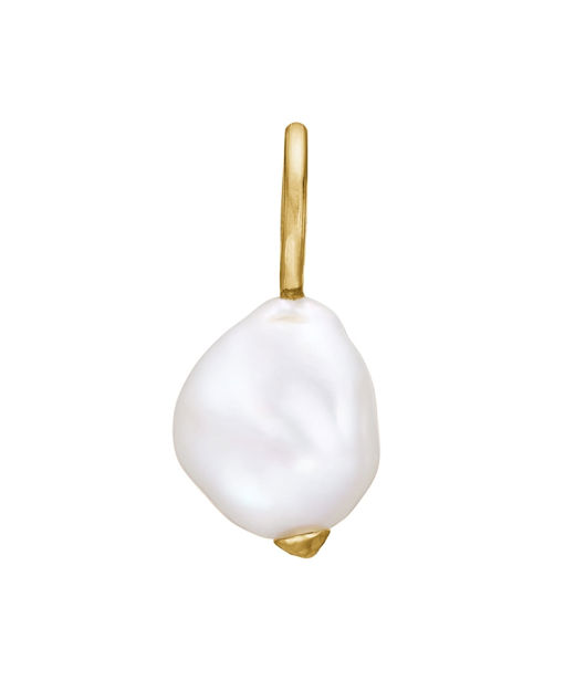 14k gg hänge Vivid White Keshi