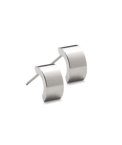Titanörhänge Plain Grand Curved 10mm