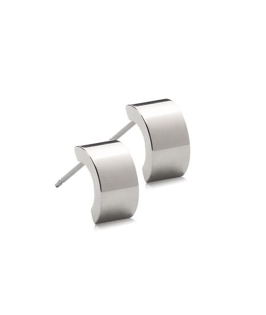 Titanörhänge Plain Grand Curved 10mm
