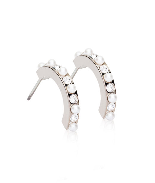 Titanörhänge Pendant Pearl Curved 15mm