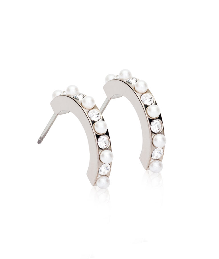 Titanörhänge Pendant Pearl Curved 15mm