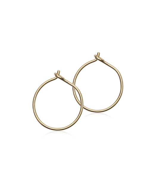 Titanörhänge Ear Ring 14 mm gold