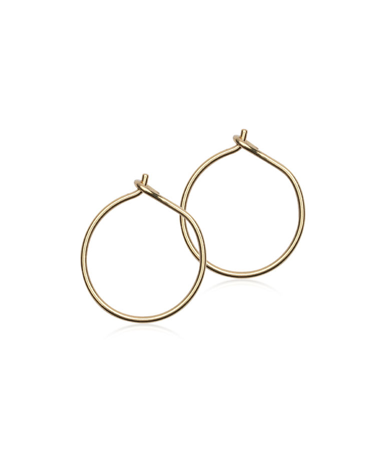 Titanörhänge Ear Ring 14 mm gold