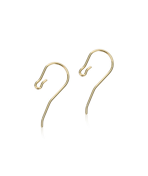 Titanörhänge Safety Ear Hook 10mm gold