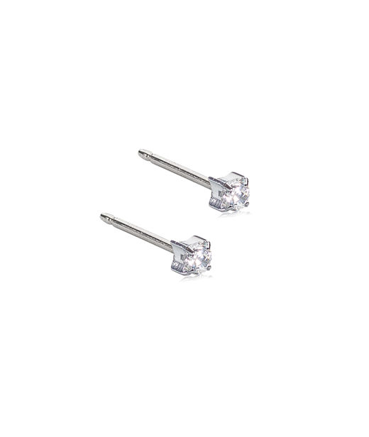 Titanörhänge Tiffany 3mm cz