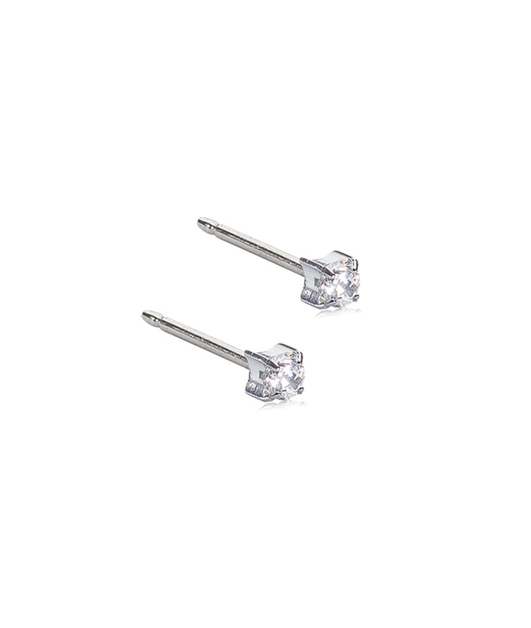 Titanörhänge Tiffany 3mm cz