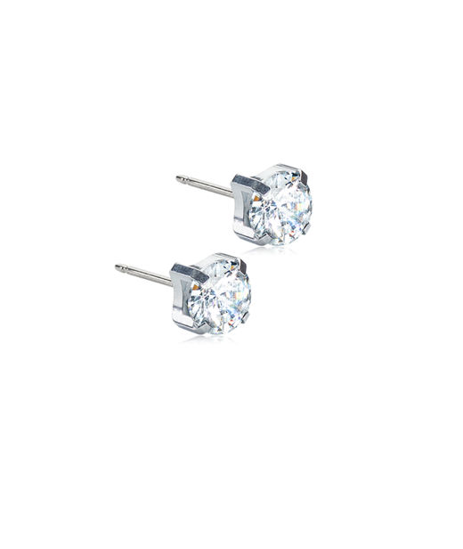 Titanörhängen Tiffany 7mm silver