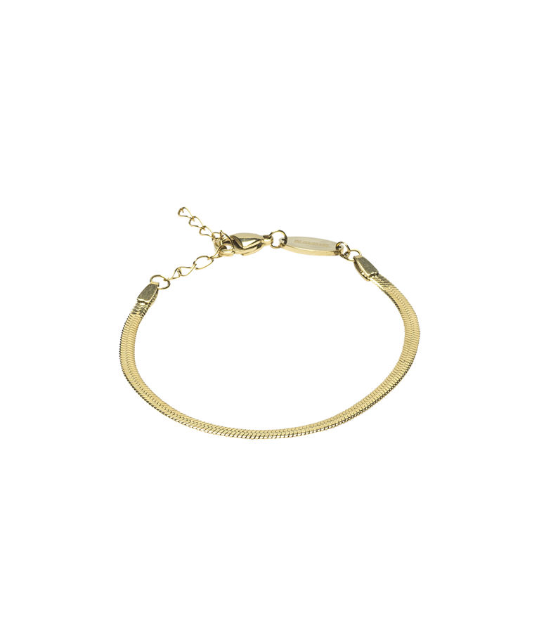 Stålarmband Plain 2,5mm gold