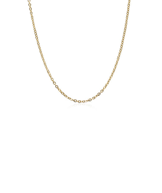 Stålkejda 40-45 cm gold