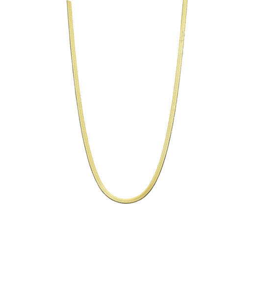 Stålhalsband Plain 2,5mm gold