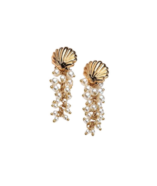 Zinkörhänge Shell Multi Pearls