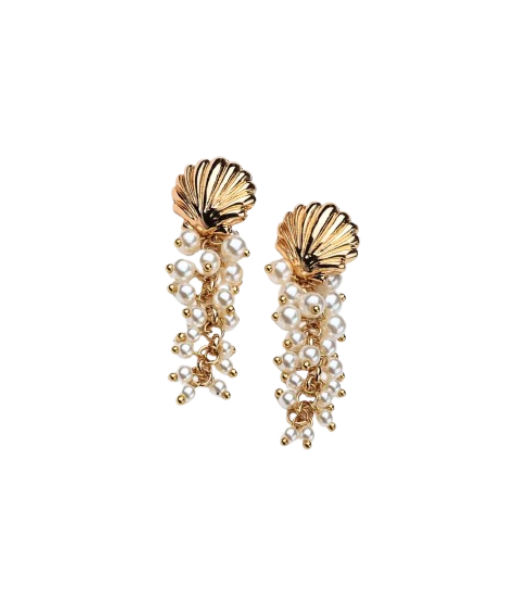 Zinkörhänge Shell Multi Pearls