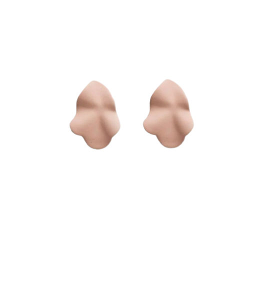 Plastörhänge Lip Small Light Pink