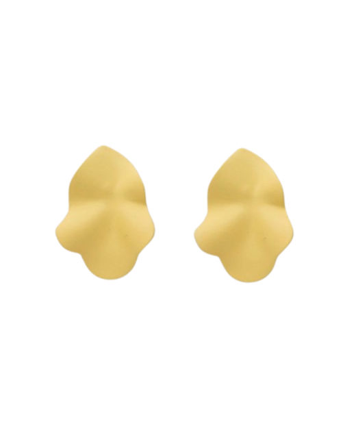 Plastörhänge Lip Small Light Yellow