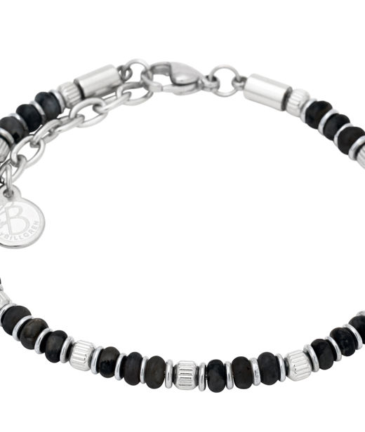 Stålarmband Sultan onyx