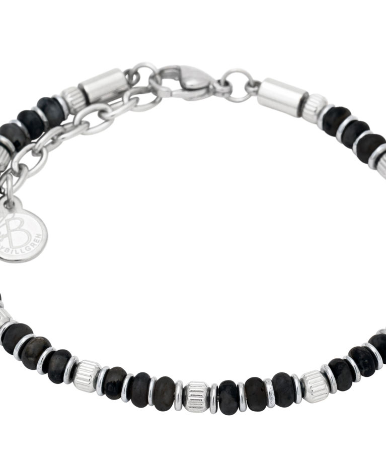Stålarmband Sultan onyx
