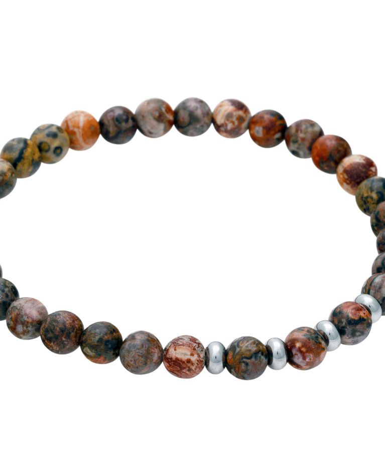 Stålarmband Tiger Beads